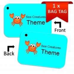 Sea Creatures-BagTag