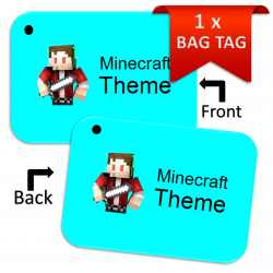 Minecraft Bag Tag