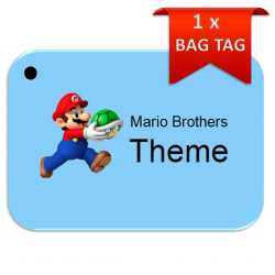 Mario Cart Bag Tag