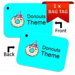 Donuts Bag Tag