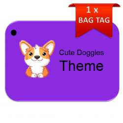 Cute Doggies Bag Tag
