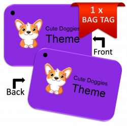 Cute Doggies Bag Tag