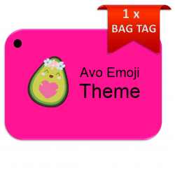 Avo Emoji Bag Tag