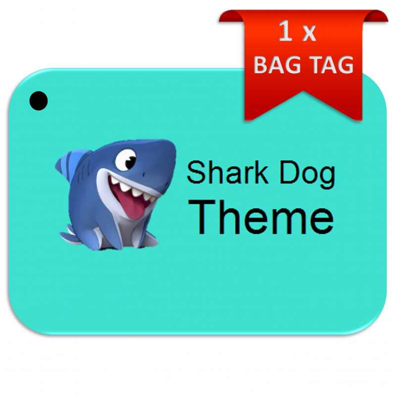 Shark Dog - Bag Tag