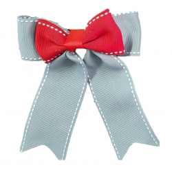 Hair Double Bow With Tail