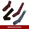 Maroon bobby socks no stripes
