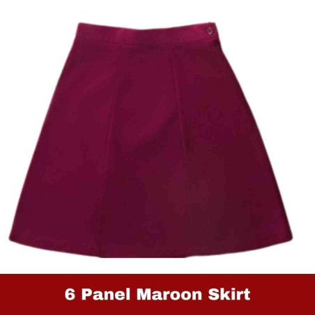 Girl Maroon Skirts