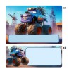 Monster Truck Ice Cream Container 2 Liter Labels