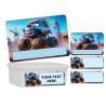 Monster Truck Ice Cream Container 2 Liter Labels