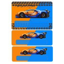 Racing Ice Cream Container 2 Liter Labels