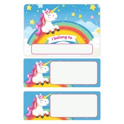 Unicorn Rainbow Ice Cream Container 2 Liter Labels