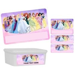 Princess Ice Cream Container 2 Liter Labels