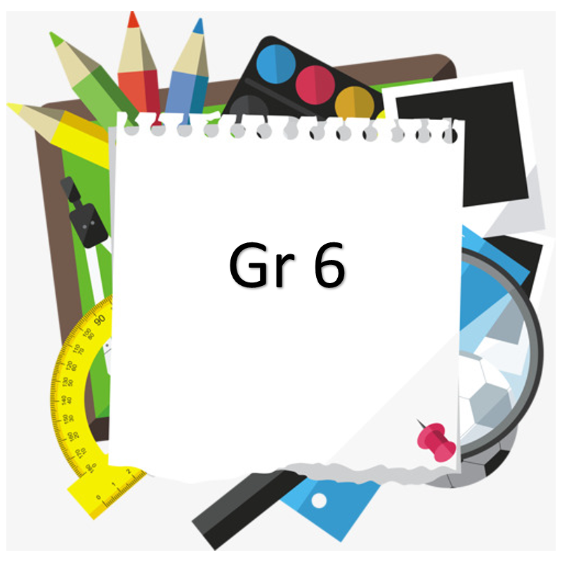 Laerskool Bakenkop Graad 6 skryfbehoeftes pakket