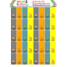 School stationery marking labels available in various themes