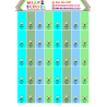 School stationery marking labels available in various themes