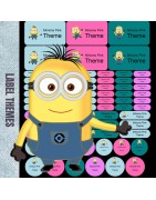 Minions label theme