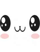 Kawaii Emoji stickers for school stationery marking