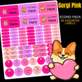 Gorgi Girl Stationery Labels