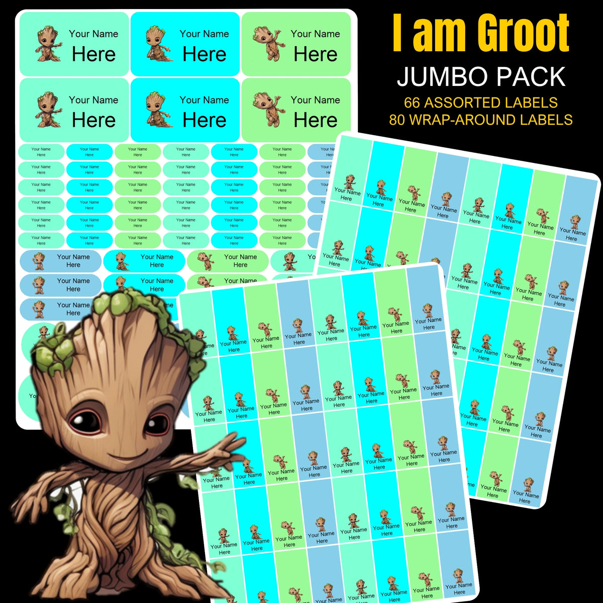 Groot Stationery Labels