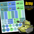 Army Stationery Labels