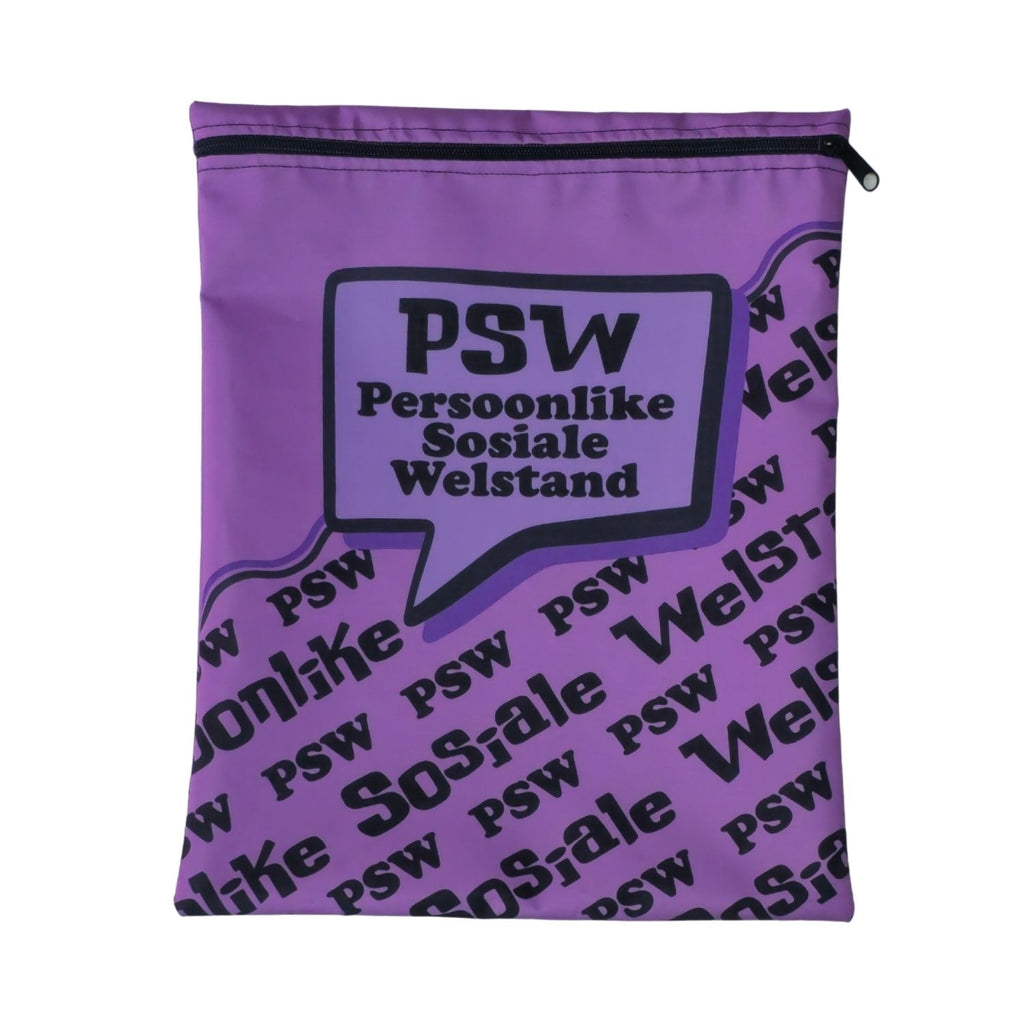 7 x Bubble Word Design Book Bag Set In Afrikaans for Gr 4 - 6