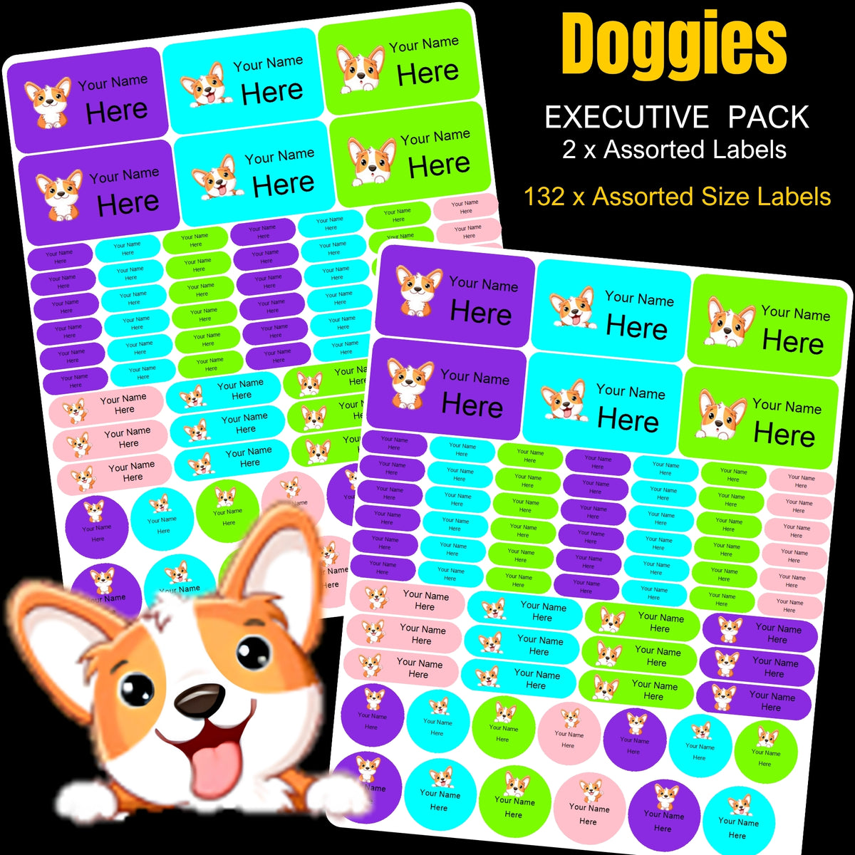 Cute Doggies Labels
