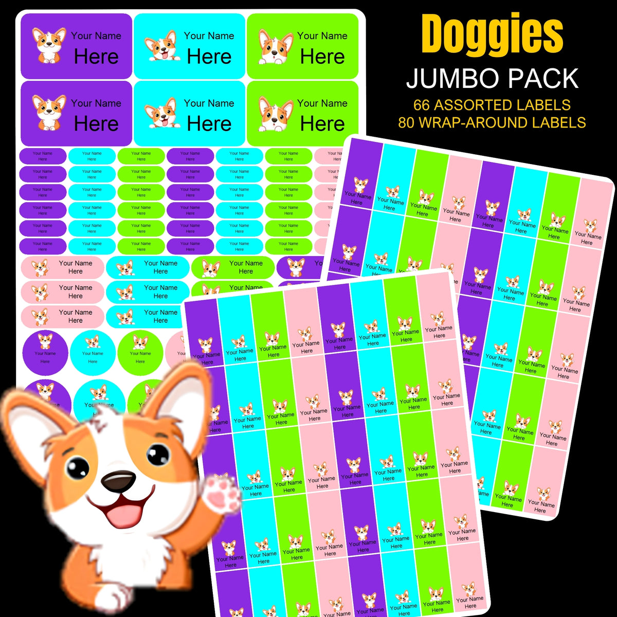Cute Doggies Labels
