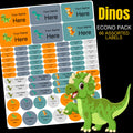Dinosaurs Stationery Labels