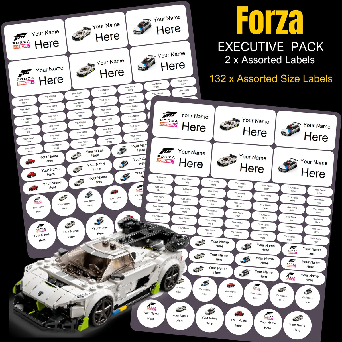 Forza Stationery Labels