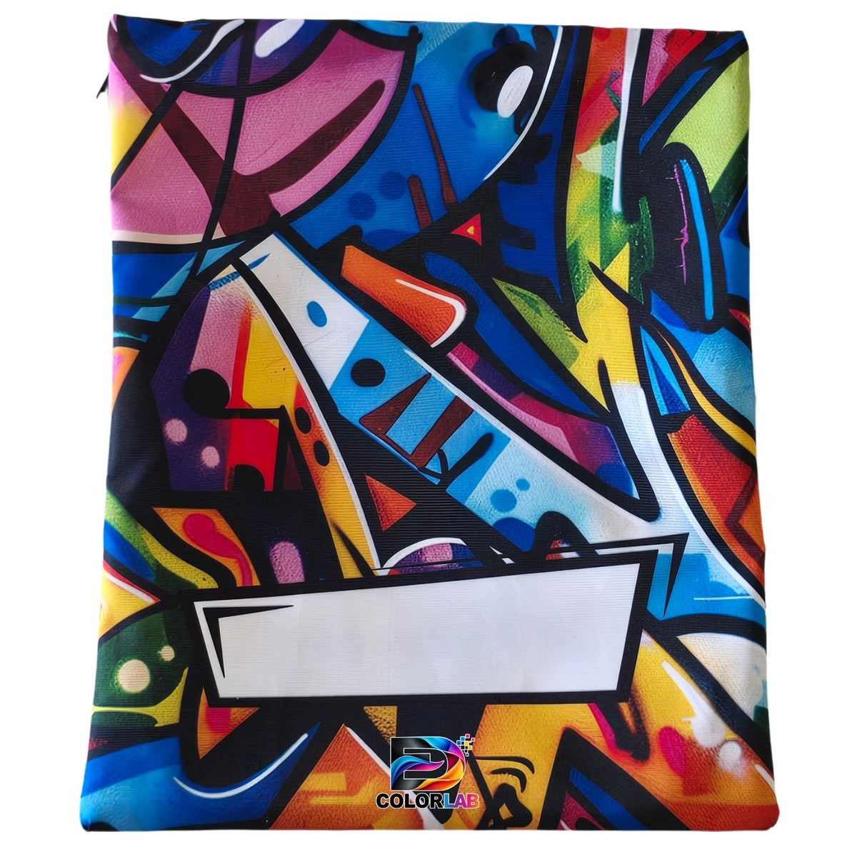 Set of 7 - Graffiti Design Book Bag Set with Subject Names In Afrikaans