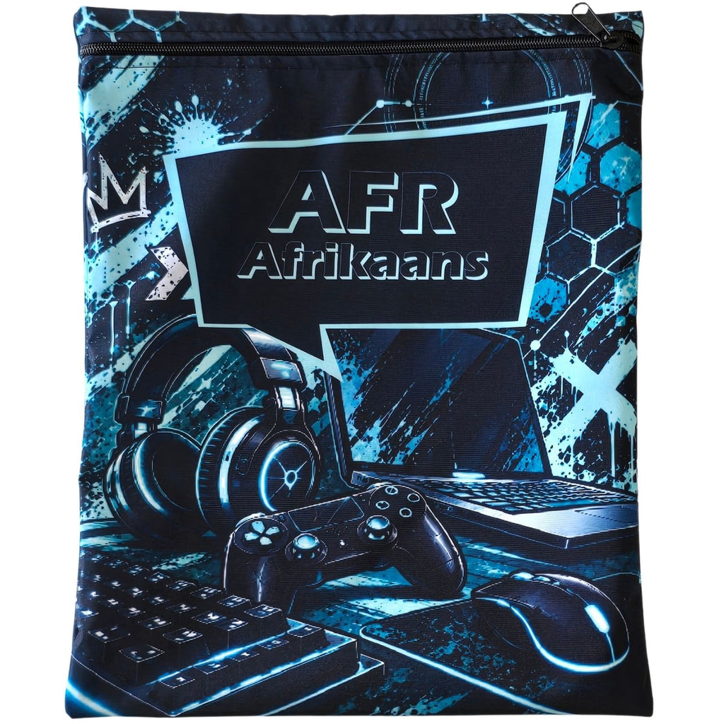 Set of 7 - Sport & Tech Design Book Bag Set with Subject Names In English