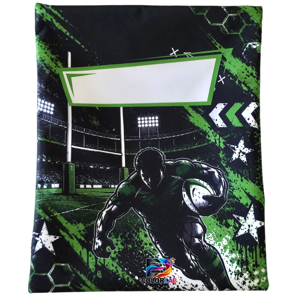Set of 7 - Sport & Tech Design Book Bag Set with Subject Names In English