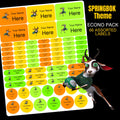 Springbok Boy Stationery Labels